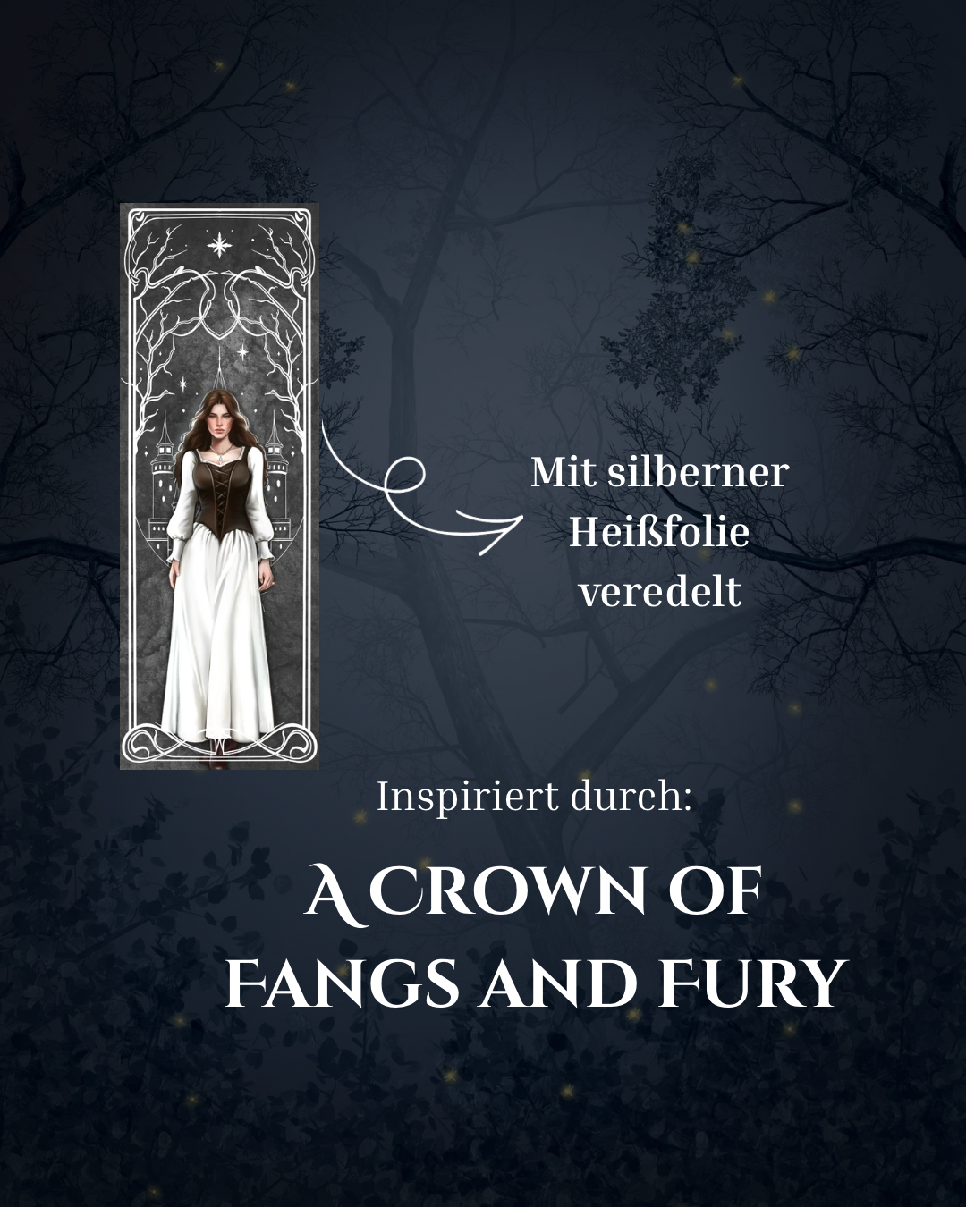Charakter-Lesezeichen - A Crown of Fangs and Fury