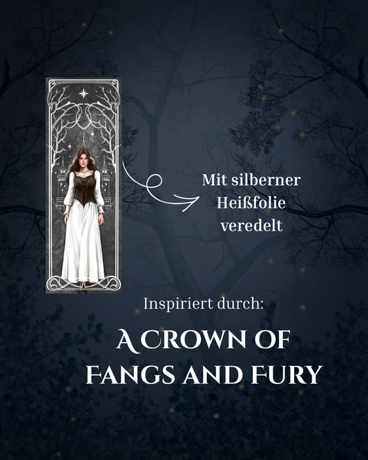 Charakter-Lesezeichen - A Crown of Fangs and Fury